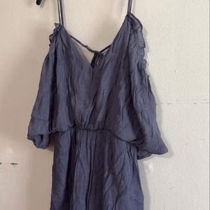 Elegant Blue Women's Romper